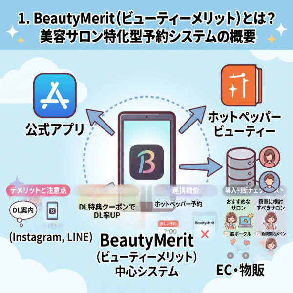 BeautyMerit（ビューティーメリット）とは？美容サロン特化型予約システムの概要