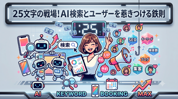 タイトルは25文字の戦場！AI検索とユーザーを惹きつける鉄則