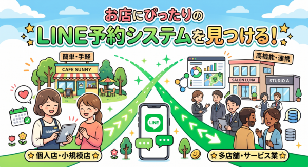 LINE予約システム7選の徹底比較表